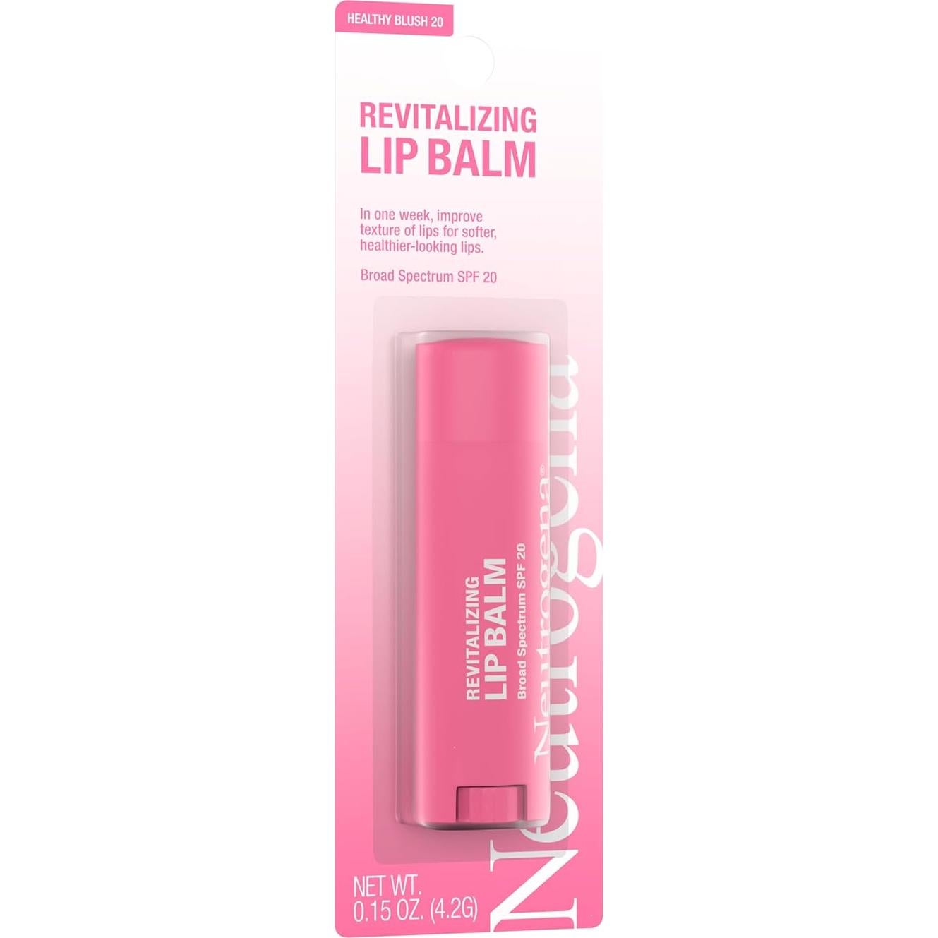 Bálsamo Labial Neutrogena Revitalizante SPF 20 Rubor 20g