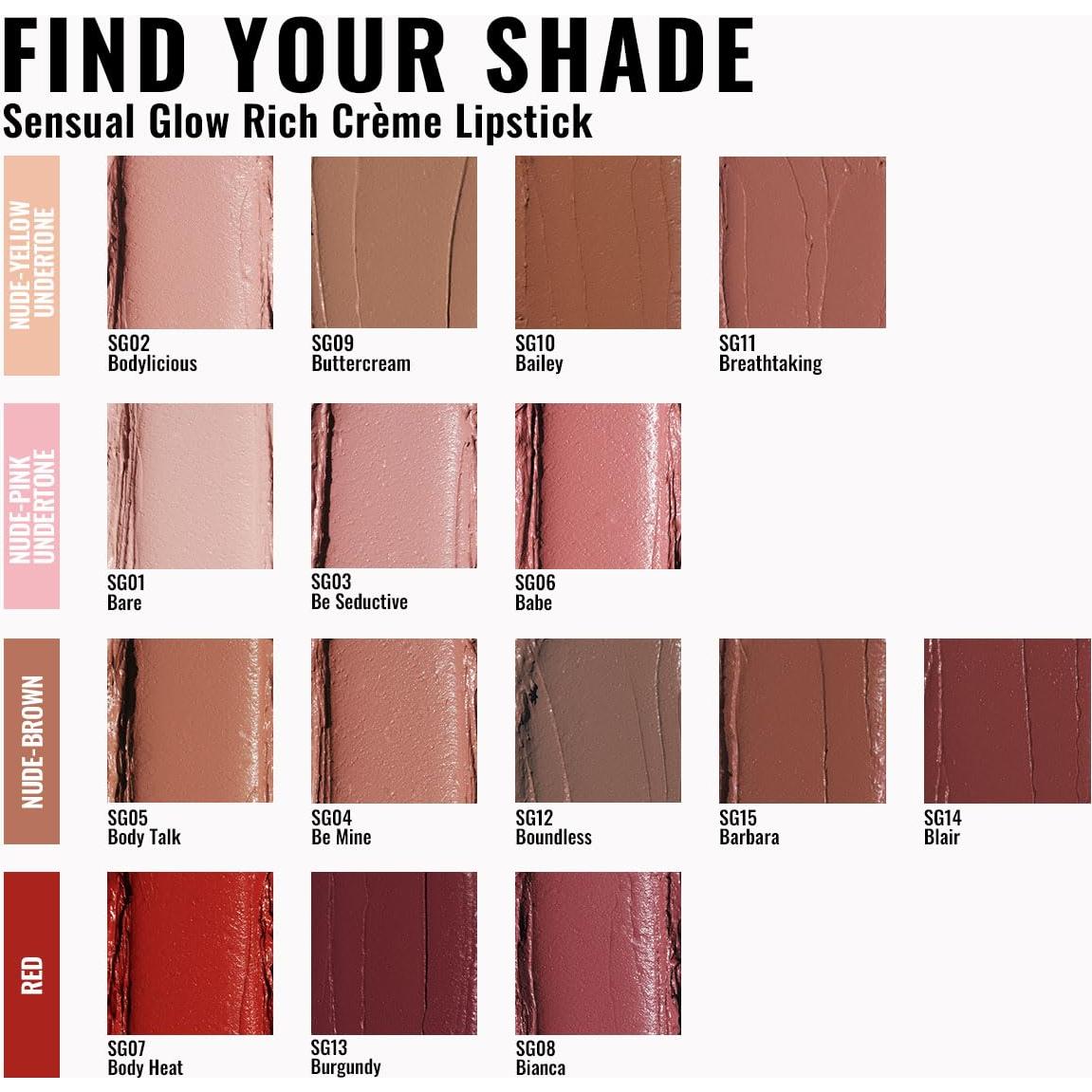 Labial Oulac Mate Hidratante SG01 Bare Nude 4g