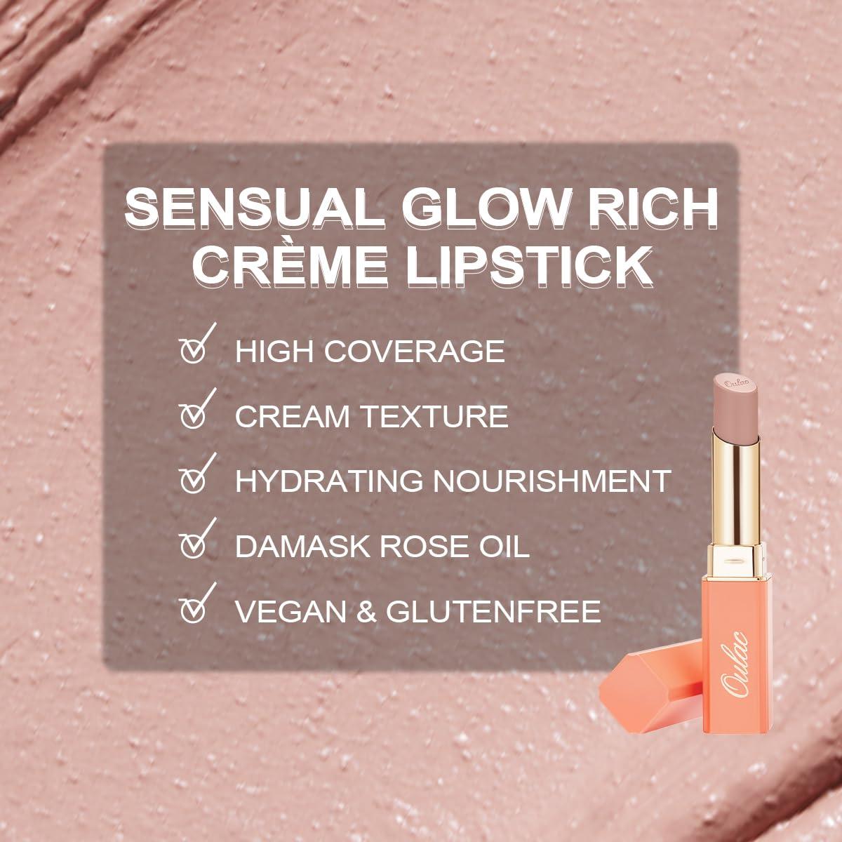 Labial Oulac Mate Hidratante SG01 Bare Nude 4g