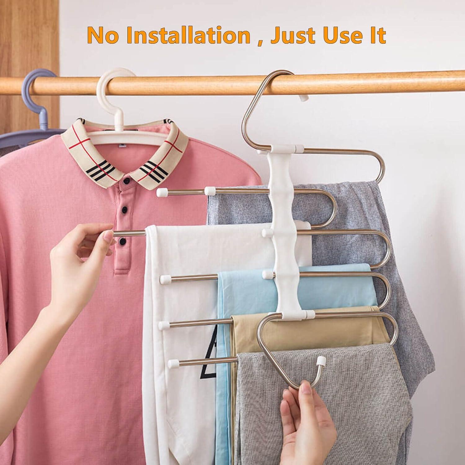 Perchas Kalimdor 2 Pack Ahorra Espacio Antideslizante