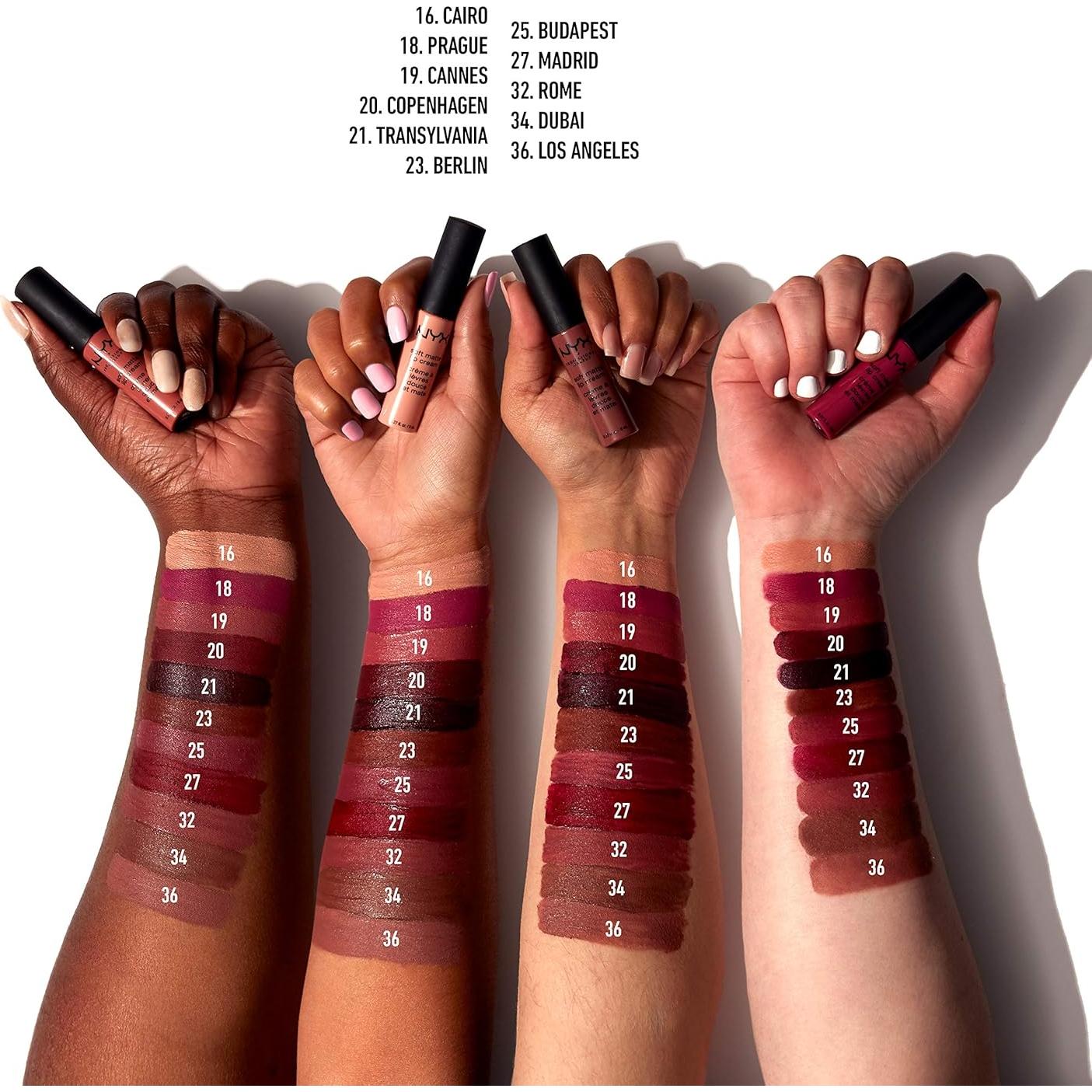 Crema de Labios Mate Suave NYX Cairo 7.65g Nude Mate