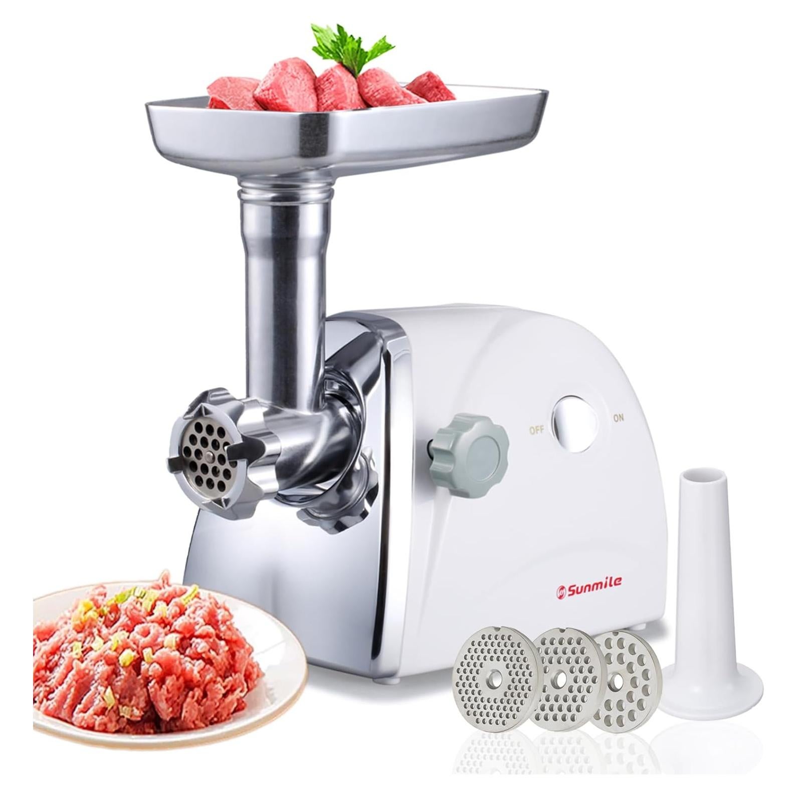 Picadora de Carne Eléctrica Sunmile SM-G31 800W 68kg/h