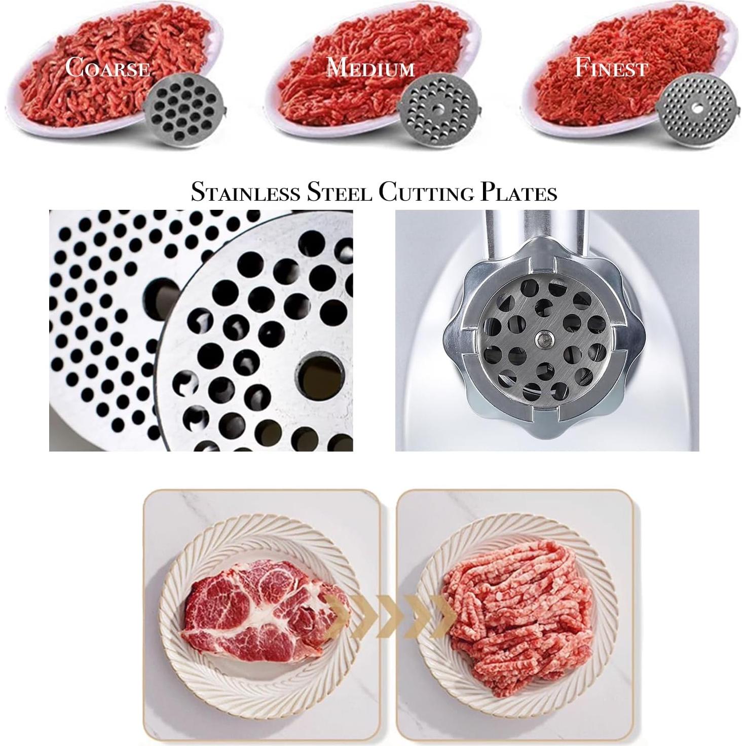 Picadora de Carne Eléctrica Sunmile SM-G31 800W 68kg/h