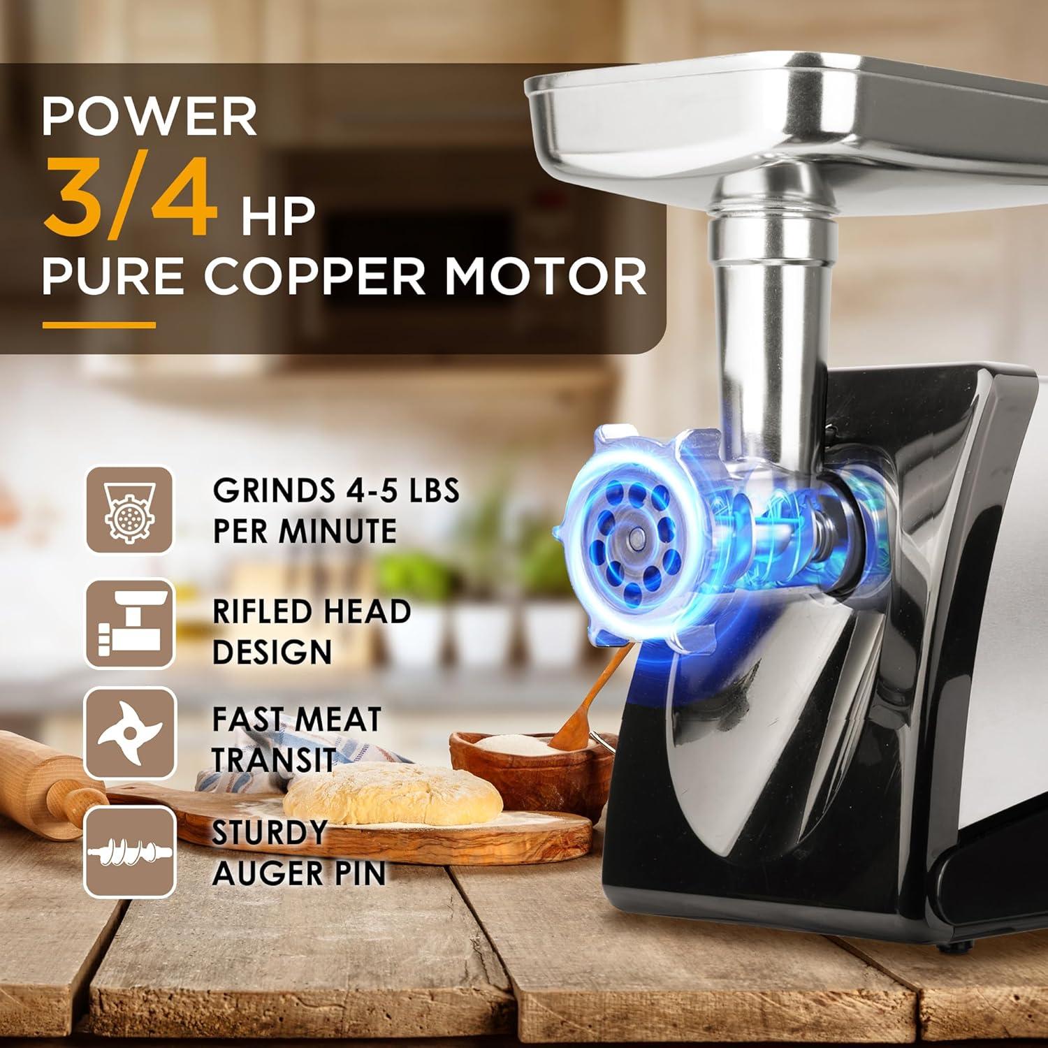 Picadora de Carne Eléctrica Valley Sportsman 0.75HP 2.27kg