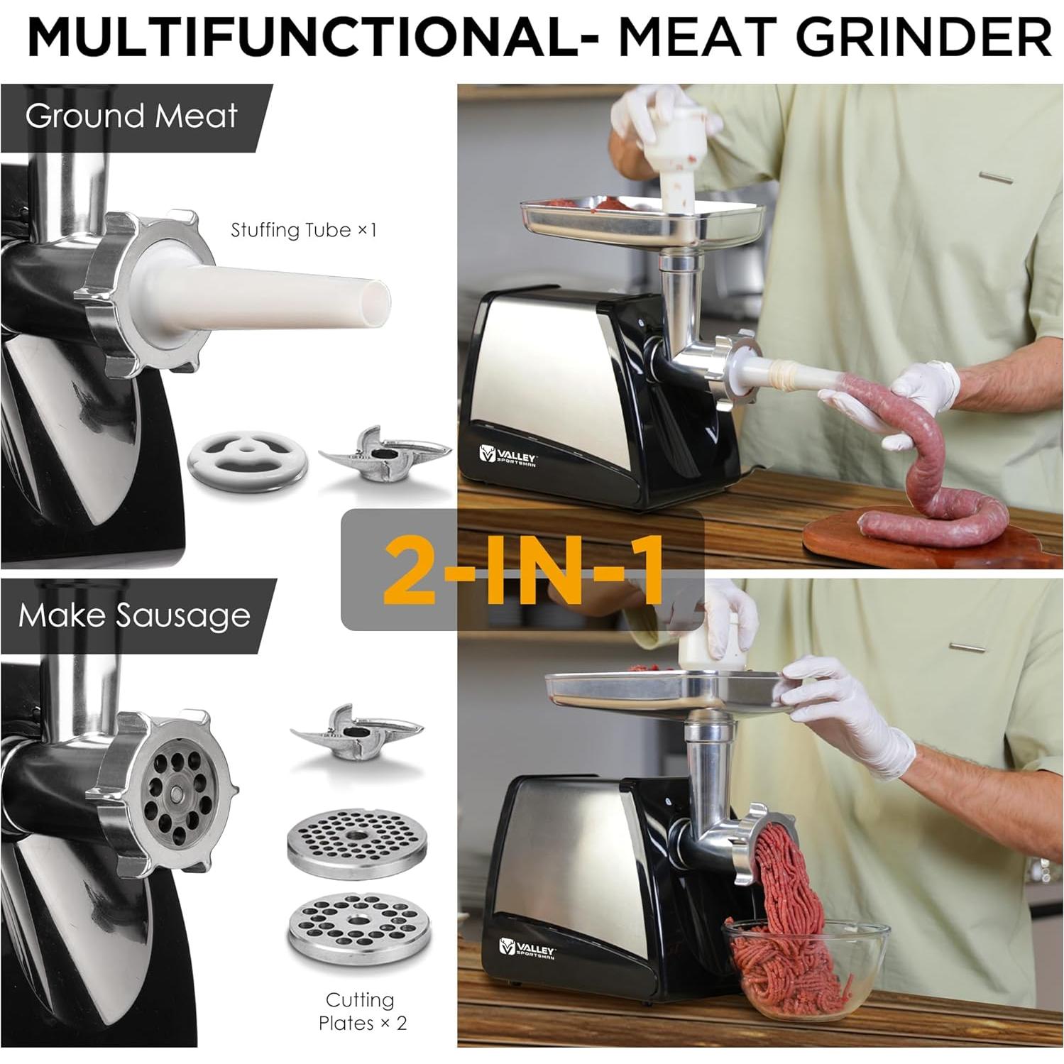 Picadora de Carne Eléctrica Valley Sportsman 0.75HP 2.27kg