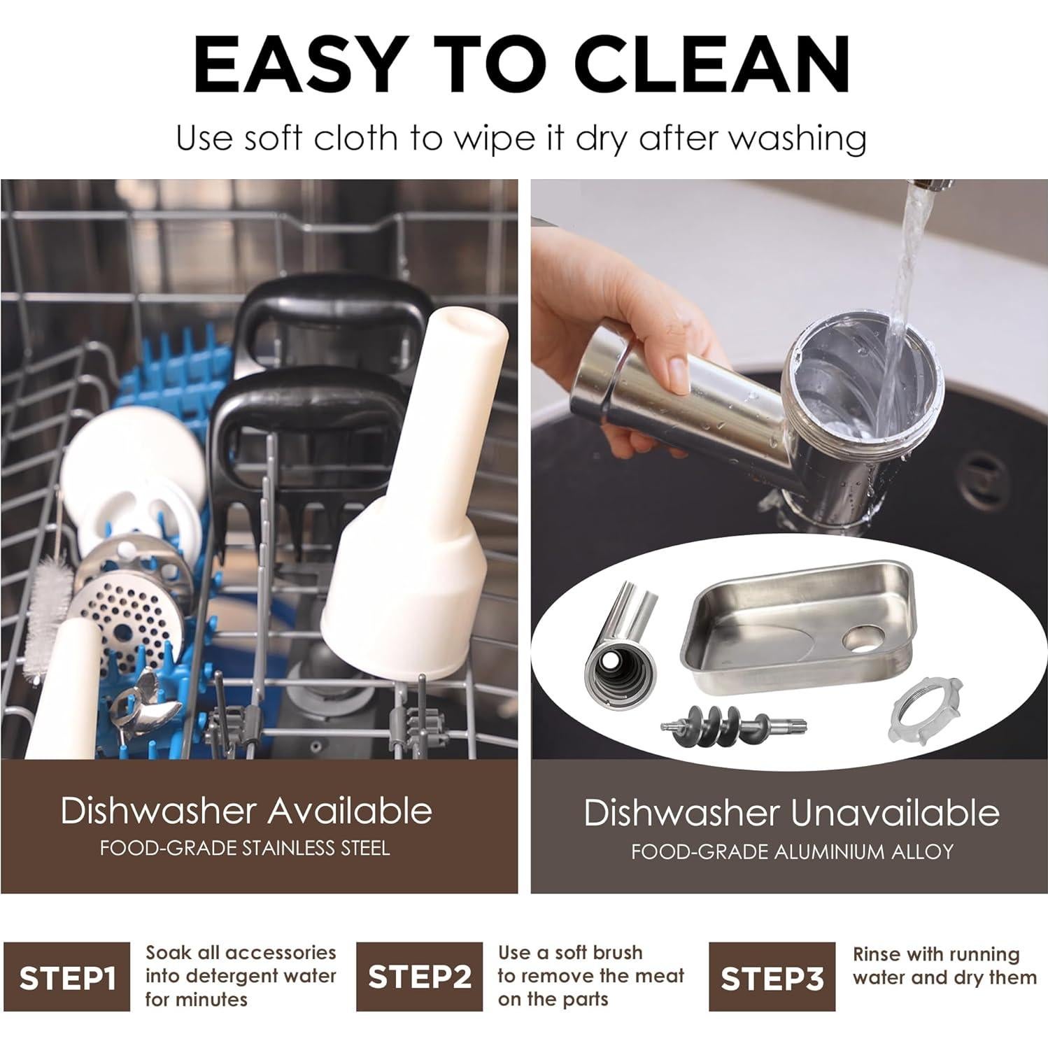 Picadora de Carne Eléctrica Valley Sportsman 0.75HP 2.27kg