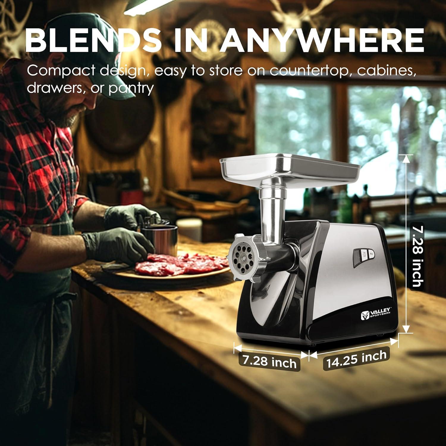 Picadora de Carne Eléctrica Valley Sportsman 0.75HP 2.27kg