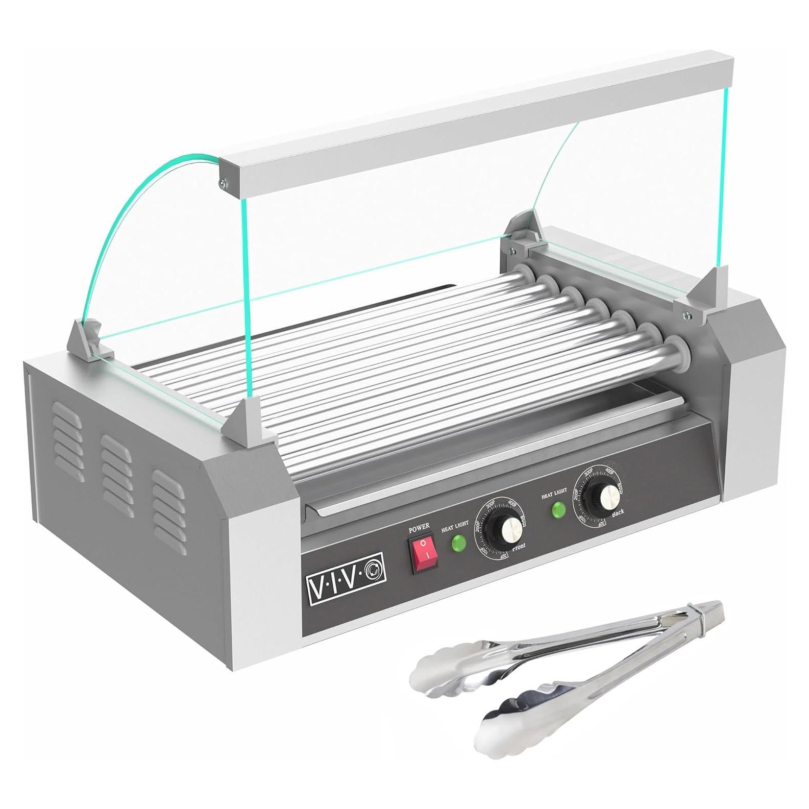 Parrilla Eléctrica VIVO 7 Rodillos Acero Inoxidable 900W