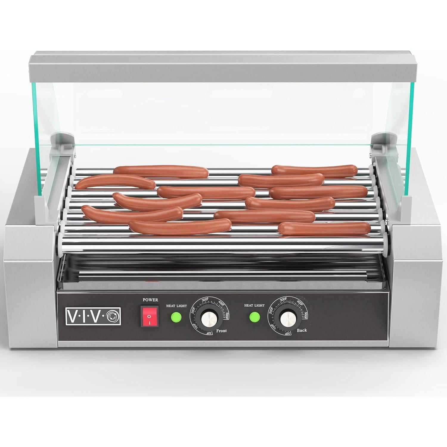 Parrilla Eléctrica VIVO 7 Rodillos Acero Inoxidable 900W