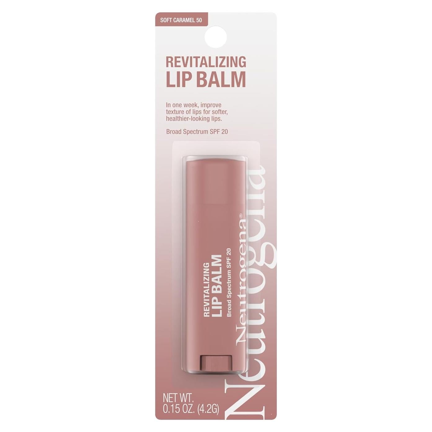 Bálsamo Labial Neutrogena Revitalizante SPF 20 Caramelo 50