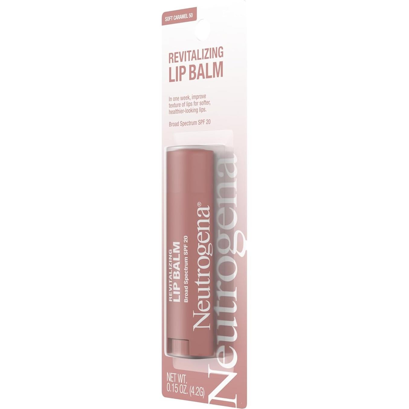 Bálsamo Labial Neutrogena Revitalizante SPF 20 Caramelo 50