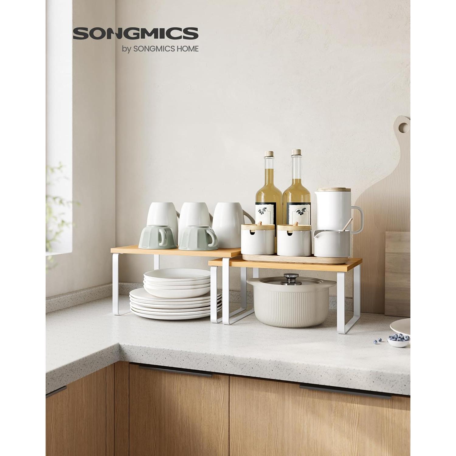 Estantes Organizador de Cocina SONGMICS, 4 Piezas, Expandibles