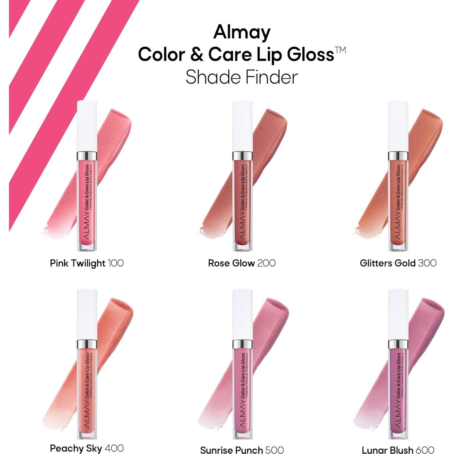 Brillo Hidratante para Labios Almay 500 Sunrise Punch 12.07 cm