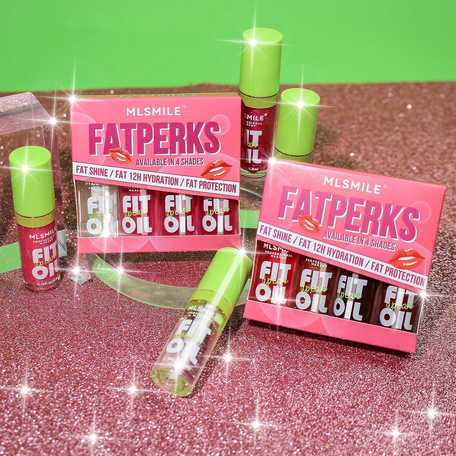 Set de 4 Aceites Brillantes para Labios VolksRose - Hidratantes