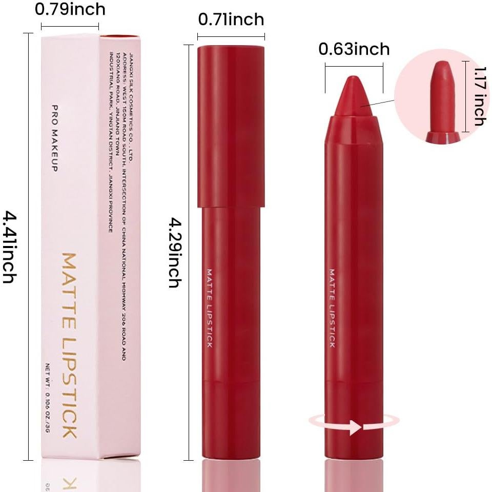 Set de lápiz labial mate BINGBRUSH 3 piezas 11,27x6,1cm