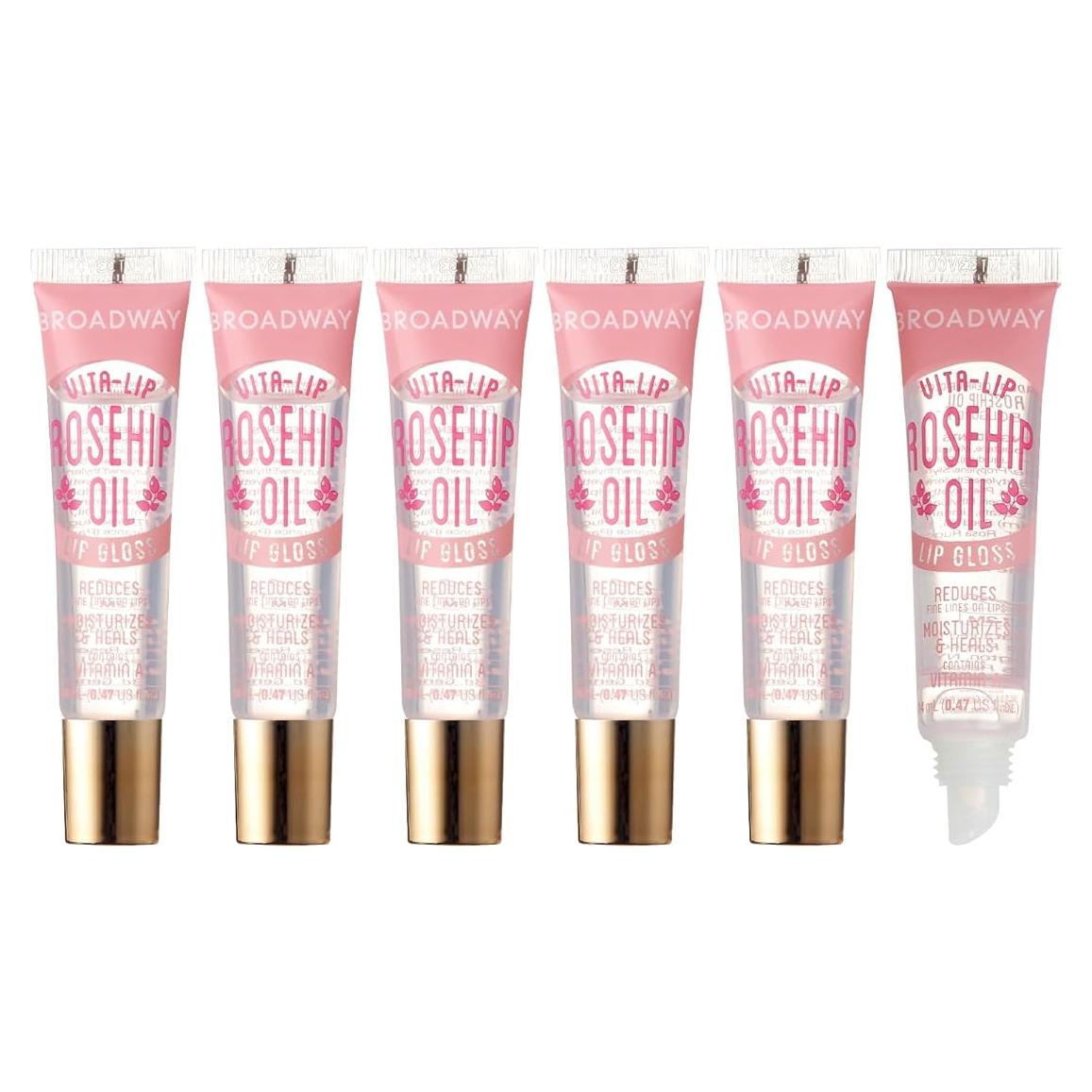 Brillo Labial Ruby Kisses Broadway Vita-Lip 6 Piezas