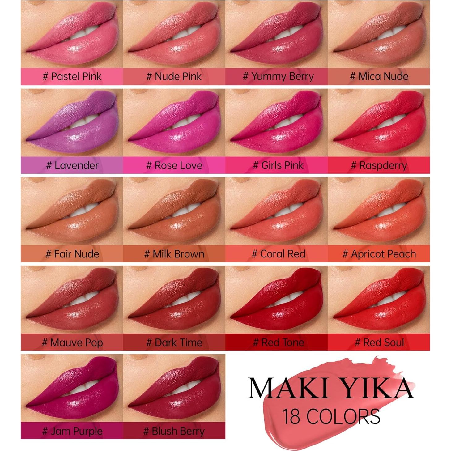 Barra de Labios Hidratante MAKI YIKA 1 oz Berry Roja