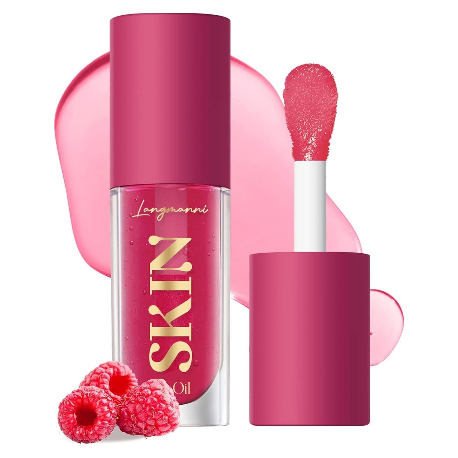 Brillo Labial Hidratante BANGFENG Frambuesa 8,89 cm