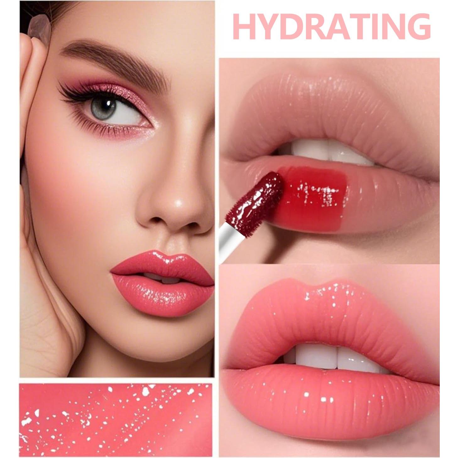 Set de Tintes Labiales Eakroo 6 Colores Multiusos Hidratantes