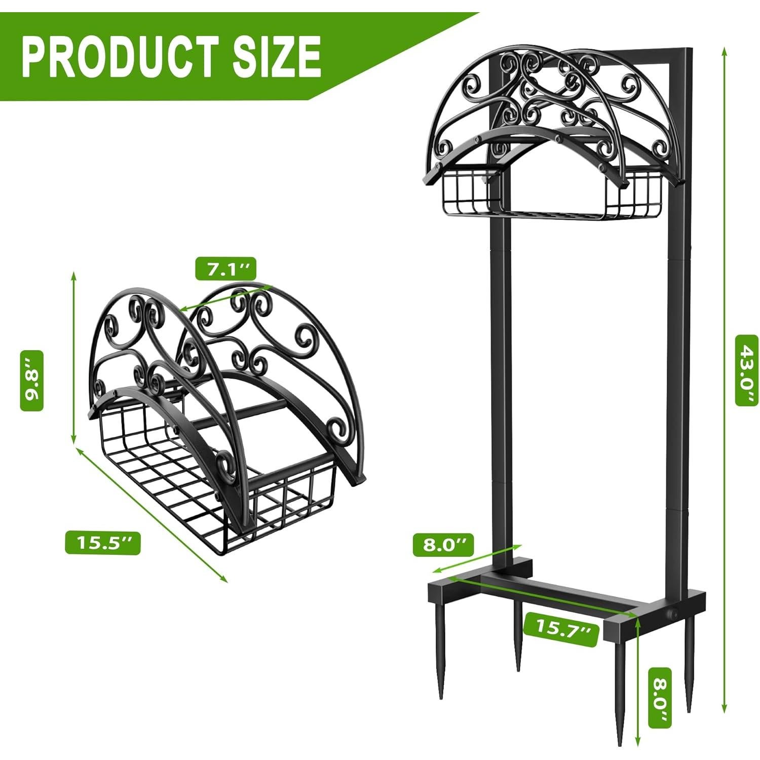 Soporte para Manguera de Jardín Gayuteay 2,75 kg Desmontable
