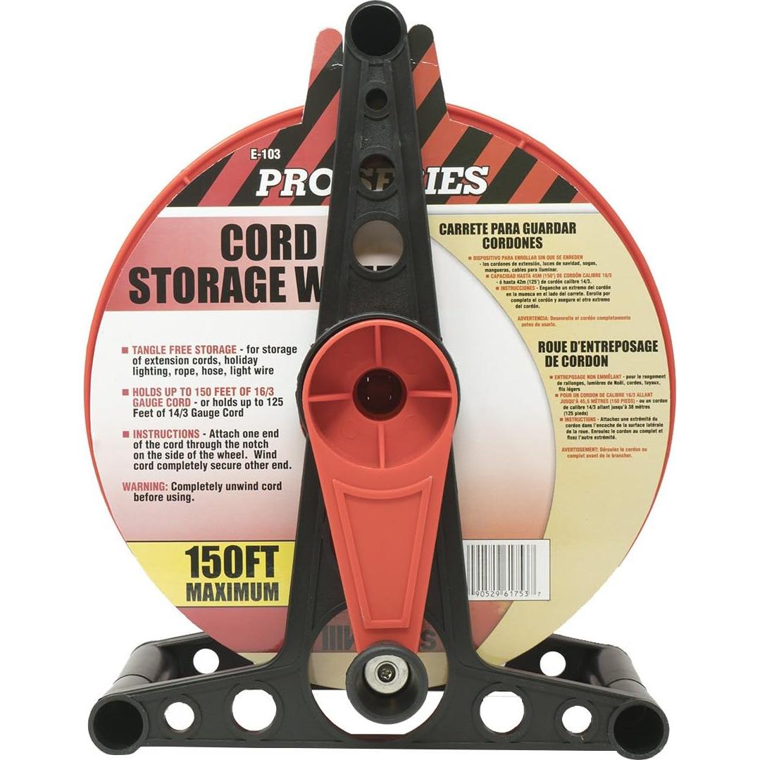 Rueda de Almacenamiento de Cable Woods E103 150 pies