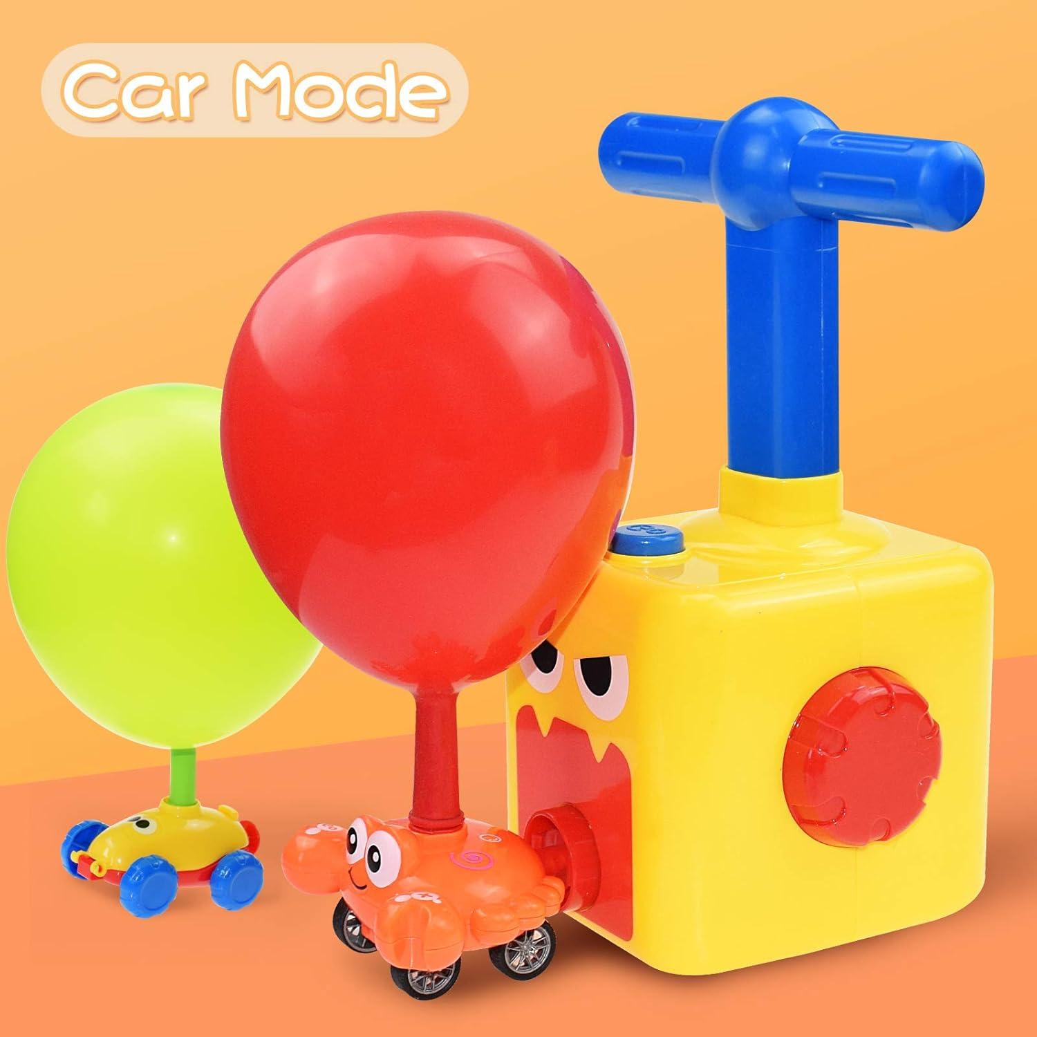 BAKAM Lanzador de Globos y Coche Motorizado STEM Pájaro