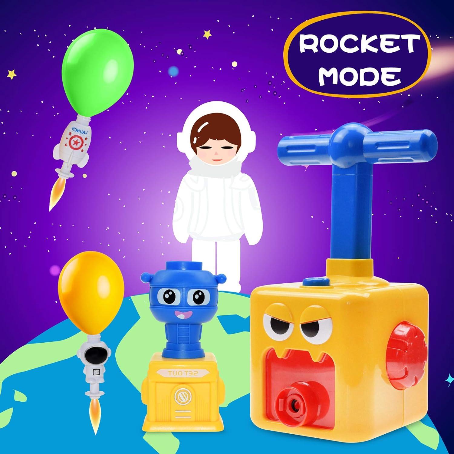 BAKAM Lanzador de Globos y Coche Motorizado STEM Pájaro