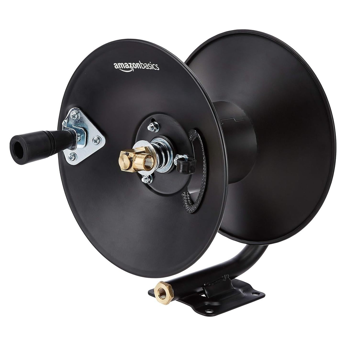 Carrete de Manguera Retráctil Amazon Basics 3/8" x 15m