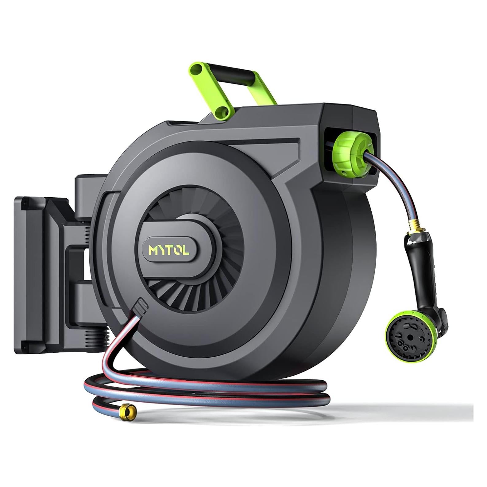 Carrete de Manguera de Jardín MYTOL 5/8" x 24,99 m Automático