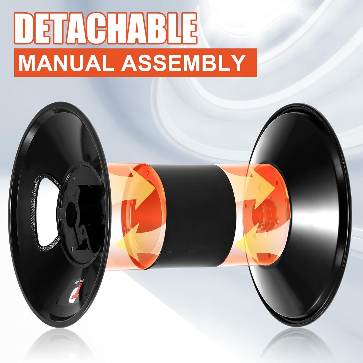 Carrete de Manguera Tool Daily 100 Pies Acero Inoxidable