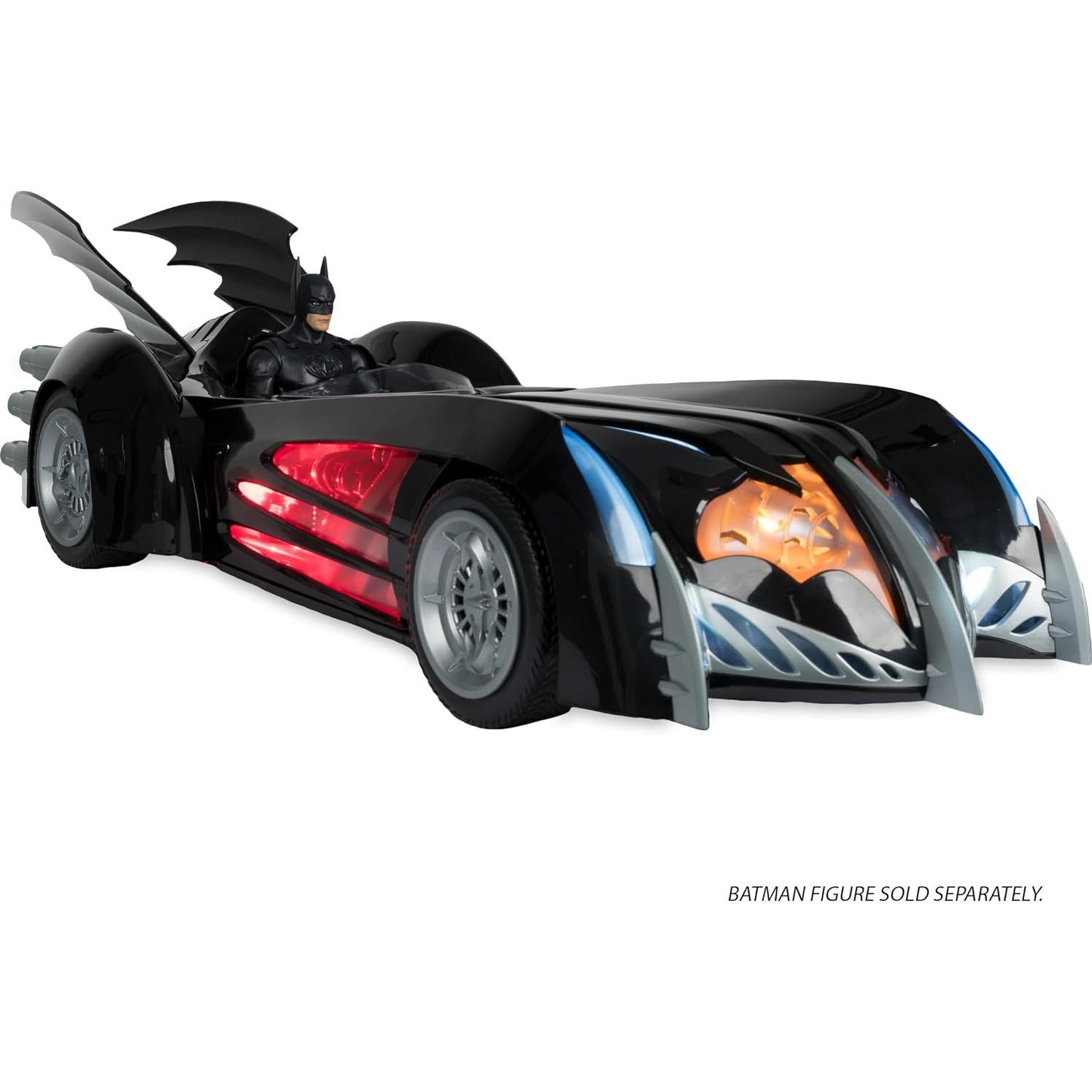 Batmobile McFarlane Toys Batman y Robin con luces y sonido