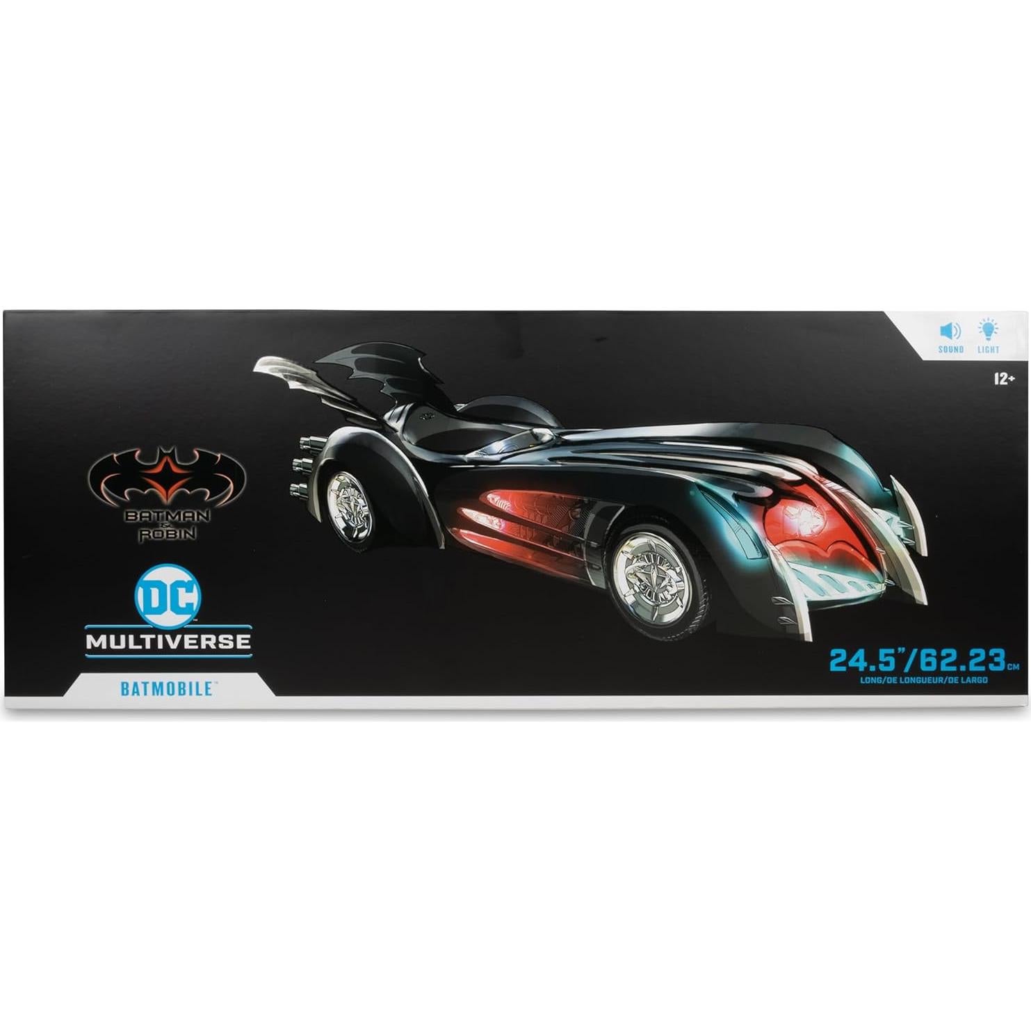 Batmobile McFarlane Toys Batman y Robin con luces y sonido