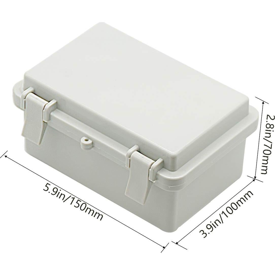 Caja Eléctrica Impermeable IP65 Zulkit 15x10x7 cm ABS