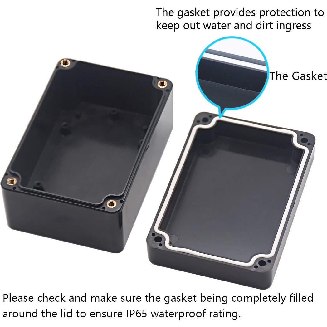 Caja de Conexiones Zulkit IP65 Impermeable 100x68x50mm Paquete de 2