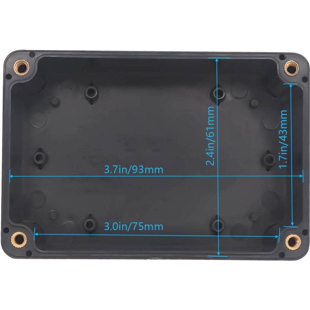 Caja de Conexiones Zulkit IP65 Impermeable 100x68x50mm Paquete de 2