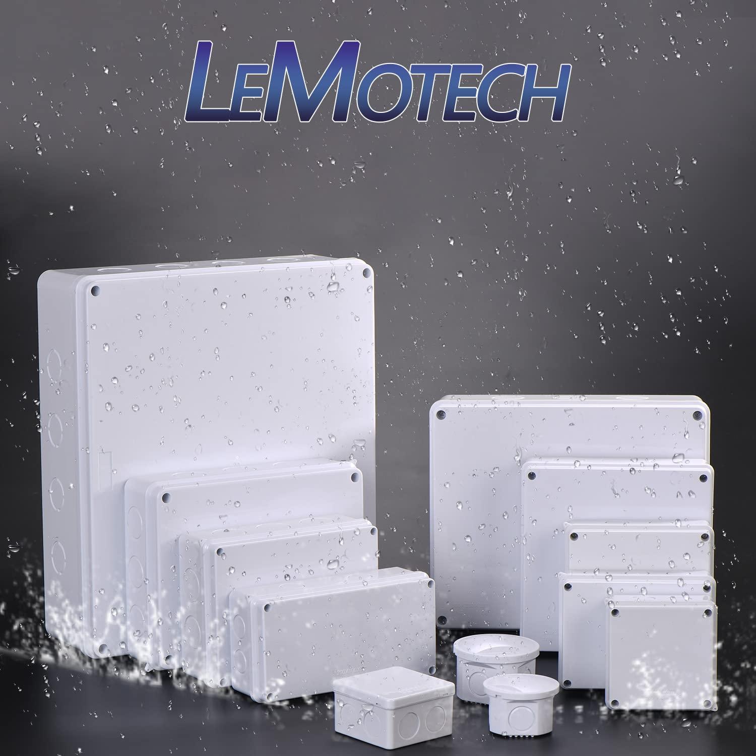Caja de Conexiones LeMotech IP65 Plástico ABS 15x11x7 cm