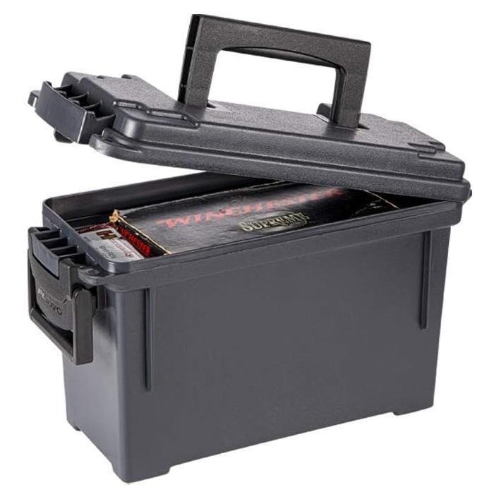 Caja de Municiones Plano Field 50 Cal Negra 0.81 kg