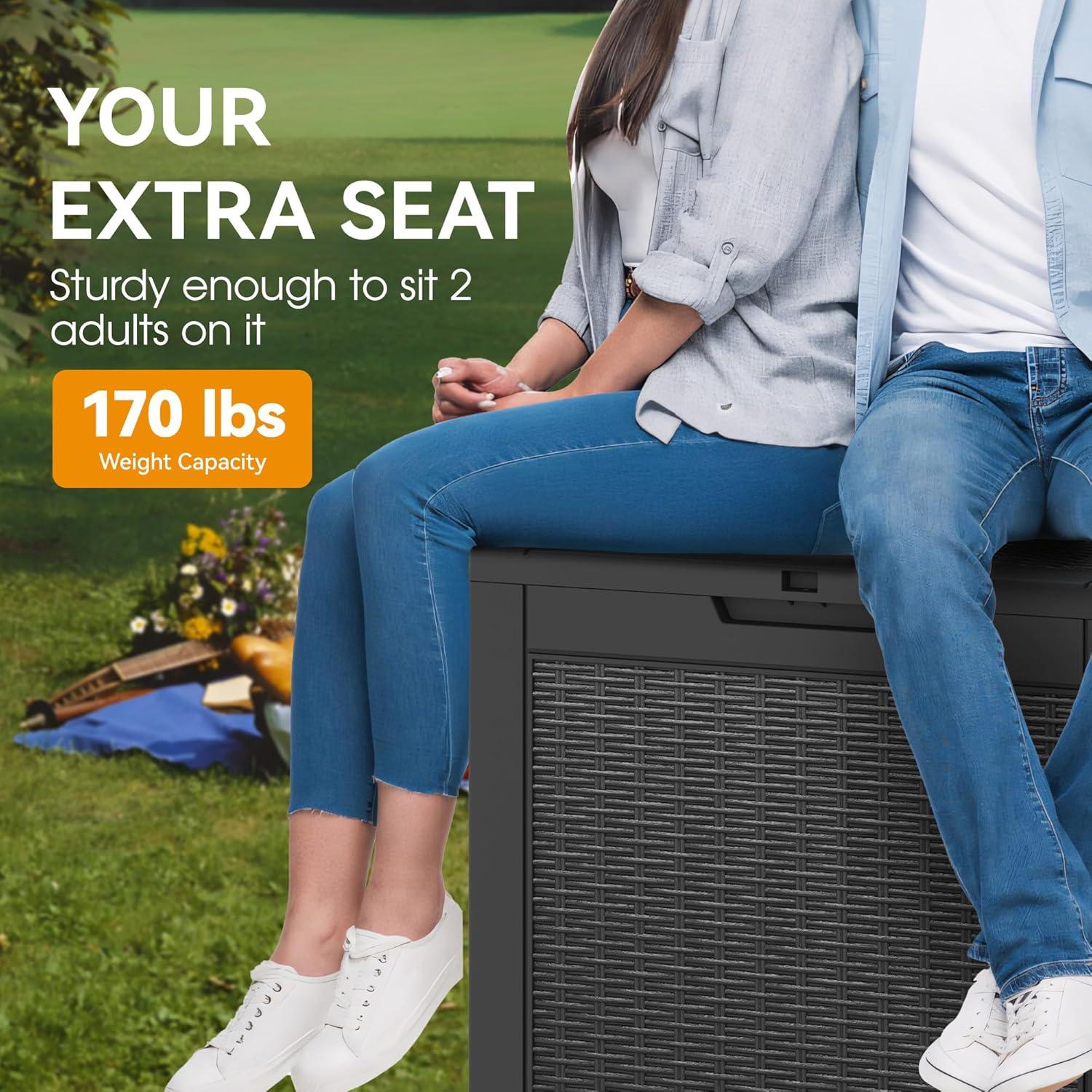 Caja de Almacenamiento Exterior NUNU LAB 31 Galones Impermeable