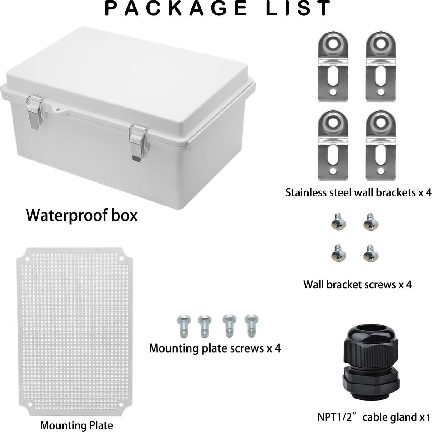 Caja Eléctrica Impermeable YETLEBOX IP67 28.9x20.7x14.2cm