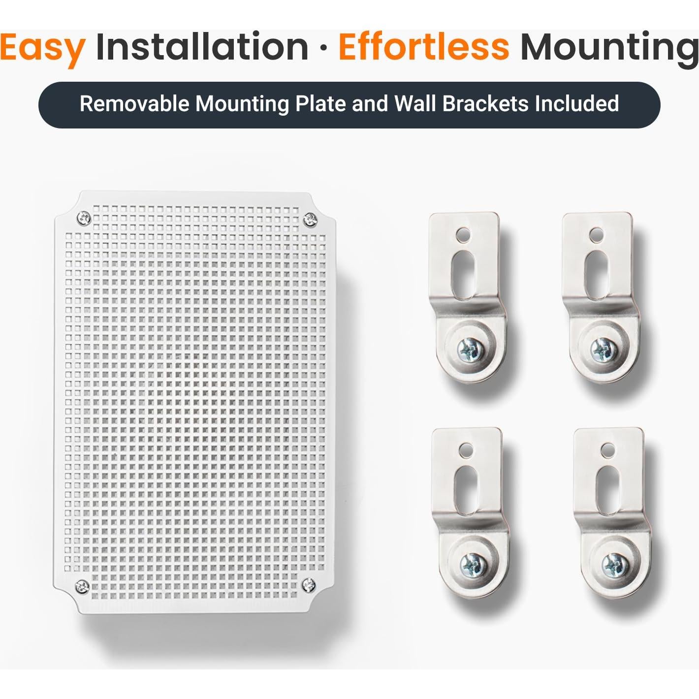 Caja de Conexiones Impermeable QILIPSU IP67 285x195x130mm