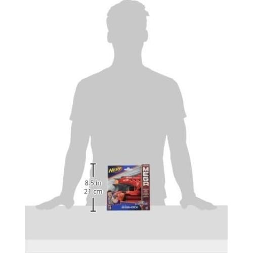 Nerf Blaster BigShock Hasbro Mega con 2 Dardos Silbadores