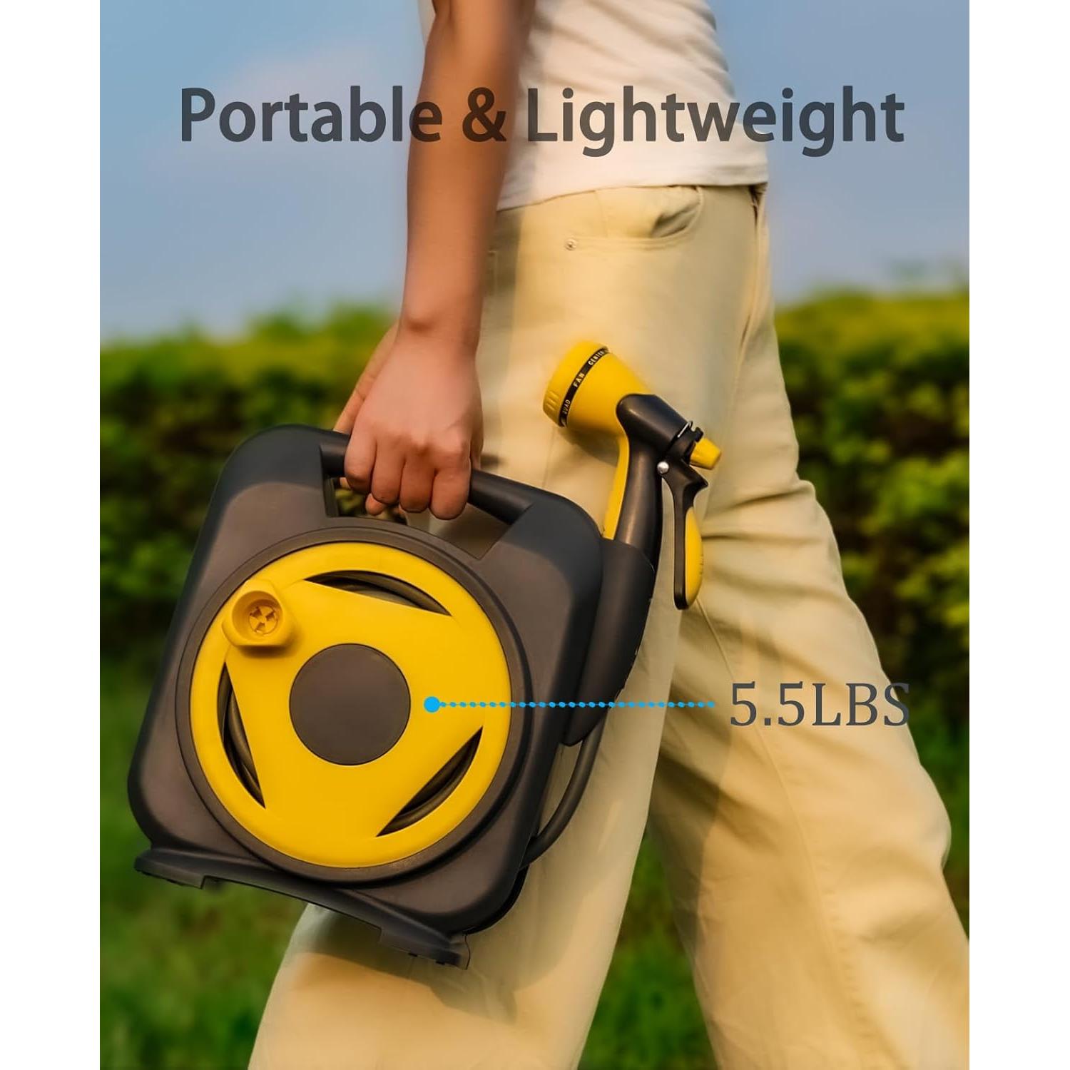 Manguera de Jardín AiPertop 15.24m Expandible con Boquilla 8 Modos