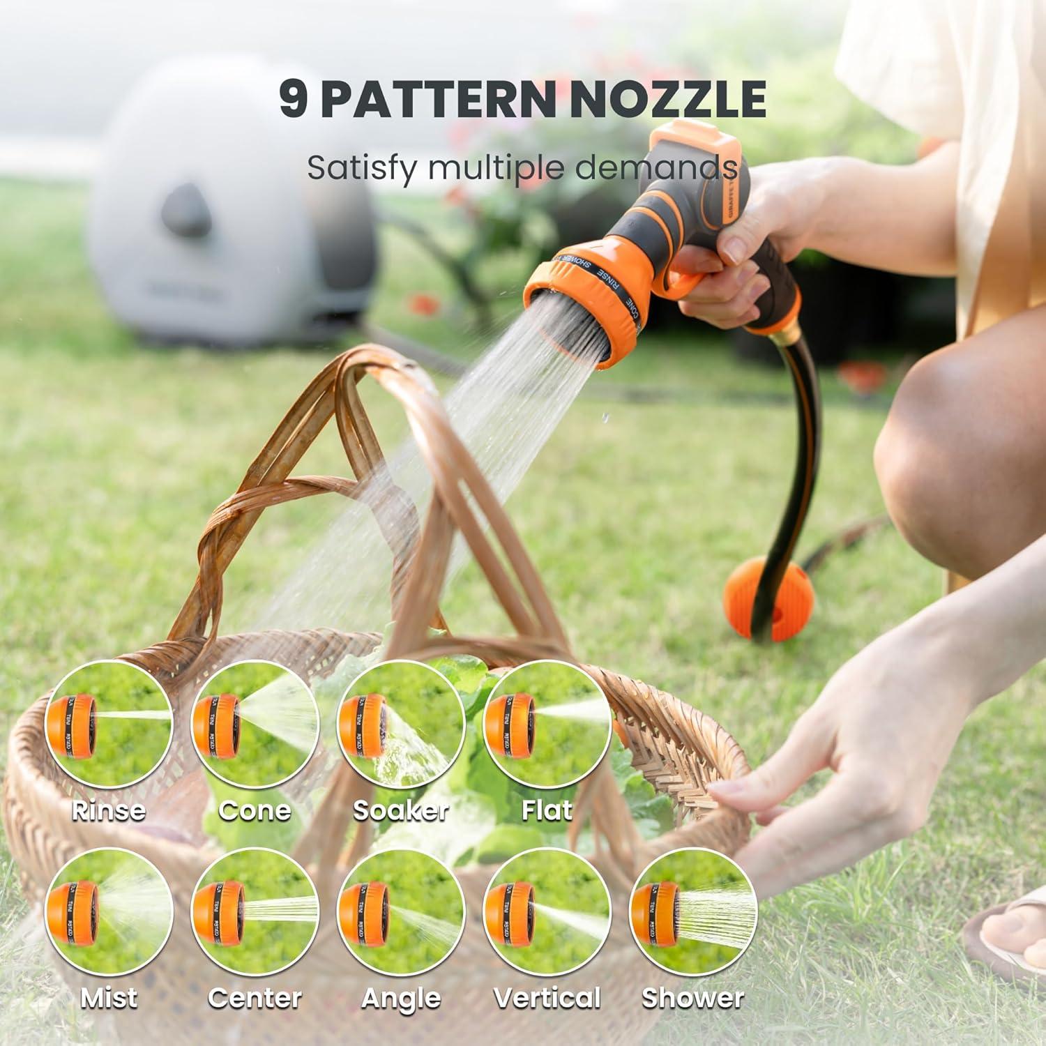 Carrete de Manguera Retráctil Giraffe Tools 1/2" x 39.62m