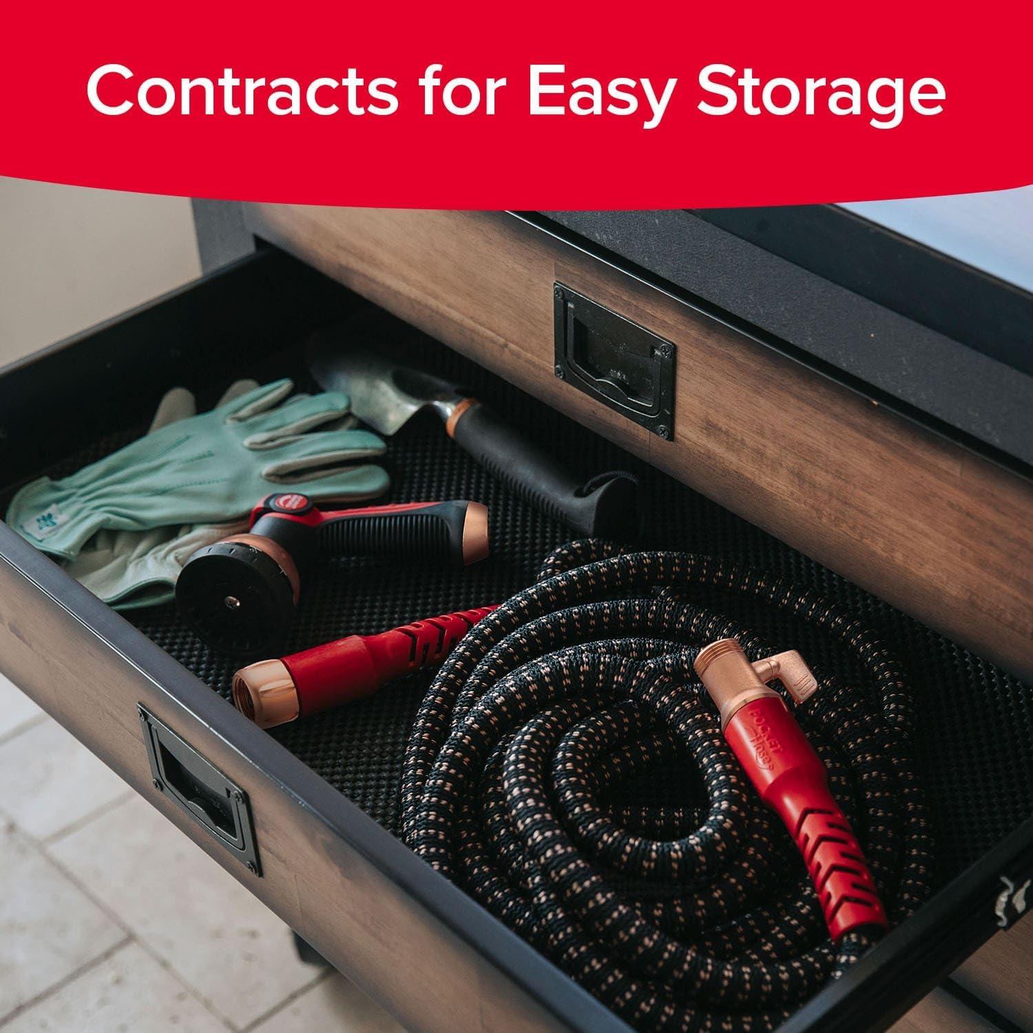 Manguera de Jardín Pocket Hose Copper Head 15,24 m Anti-Explosión