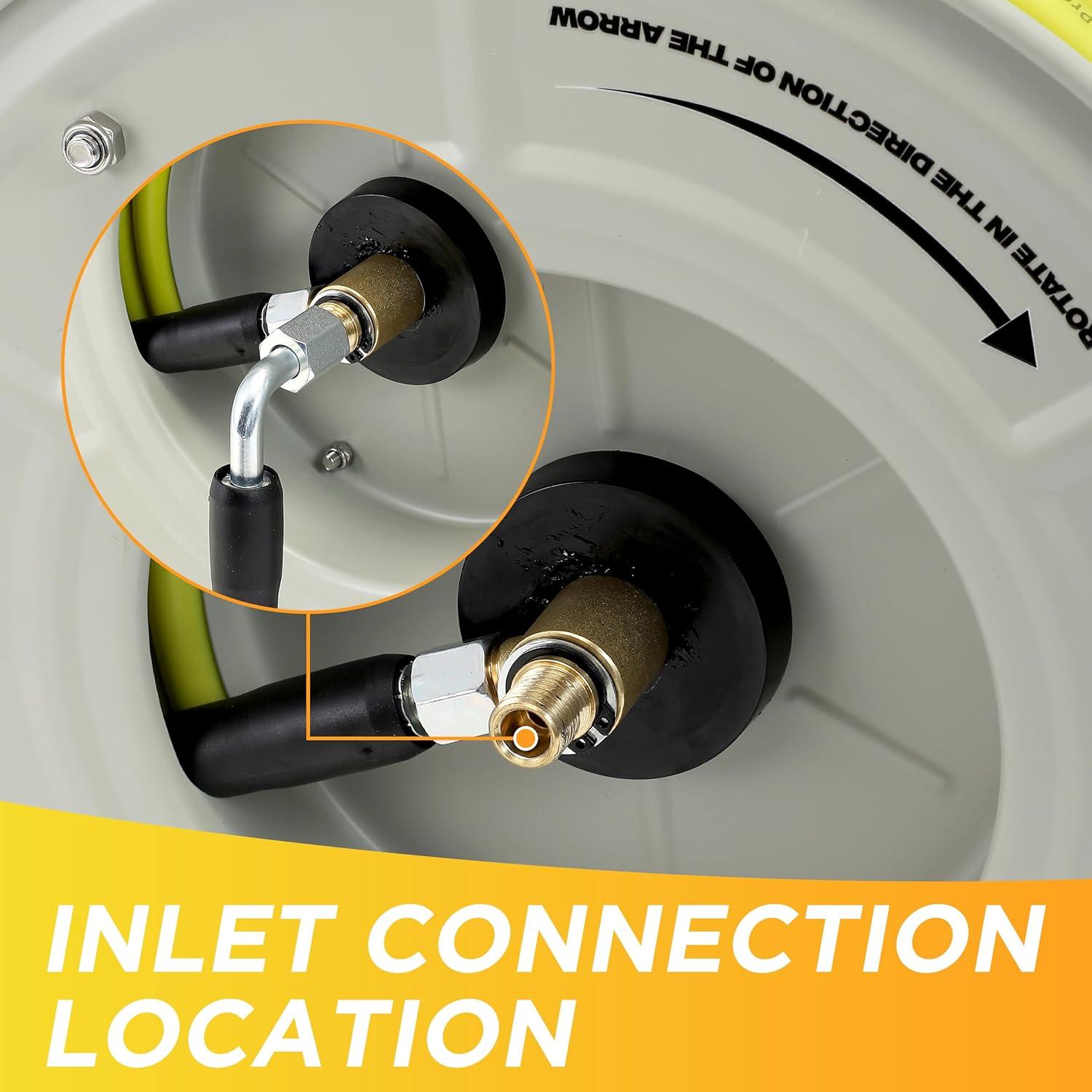 Carrete Retráctil M MINGLE para Manguera 18,29 m 3600 PSI