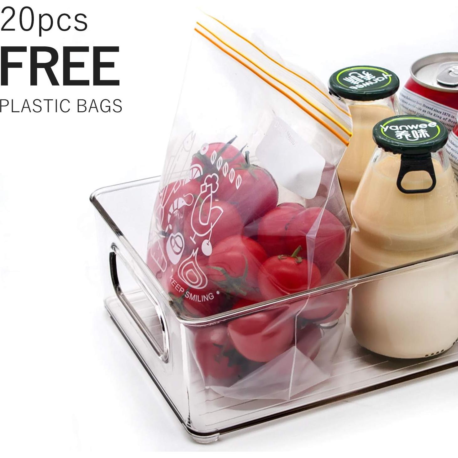 Contenedores Organizadores Apilables para Refrigerador - 6 Piezas