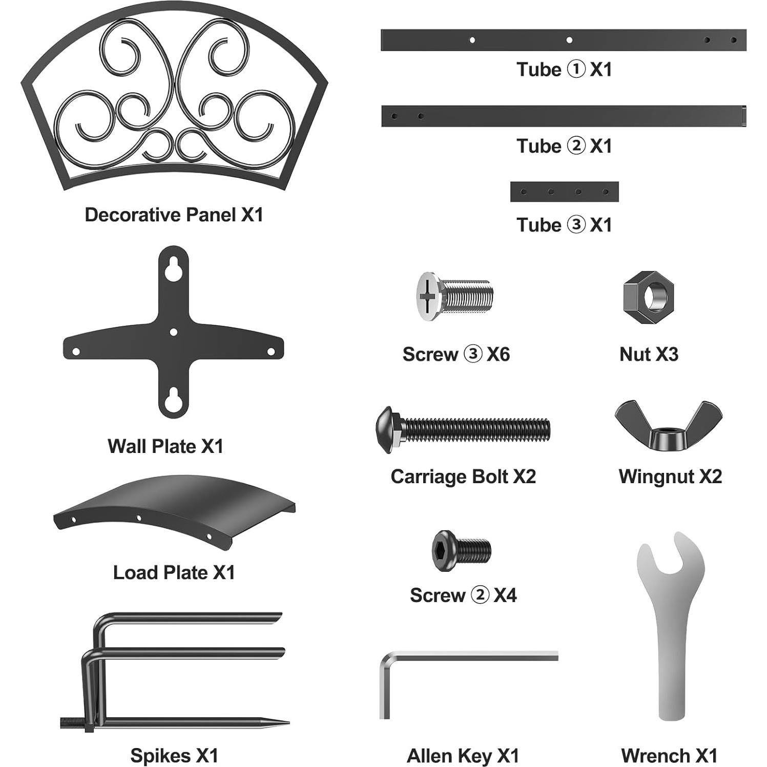 Soporte para Manguera GOFORWILD 125 pies Resistente Decorativo
