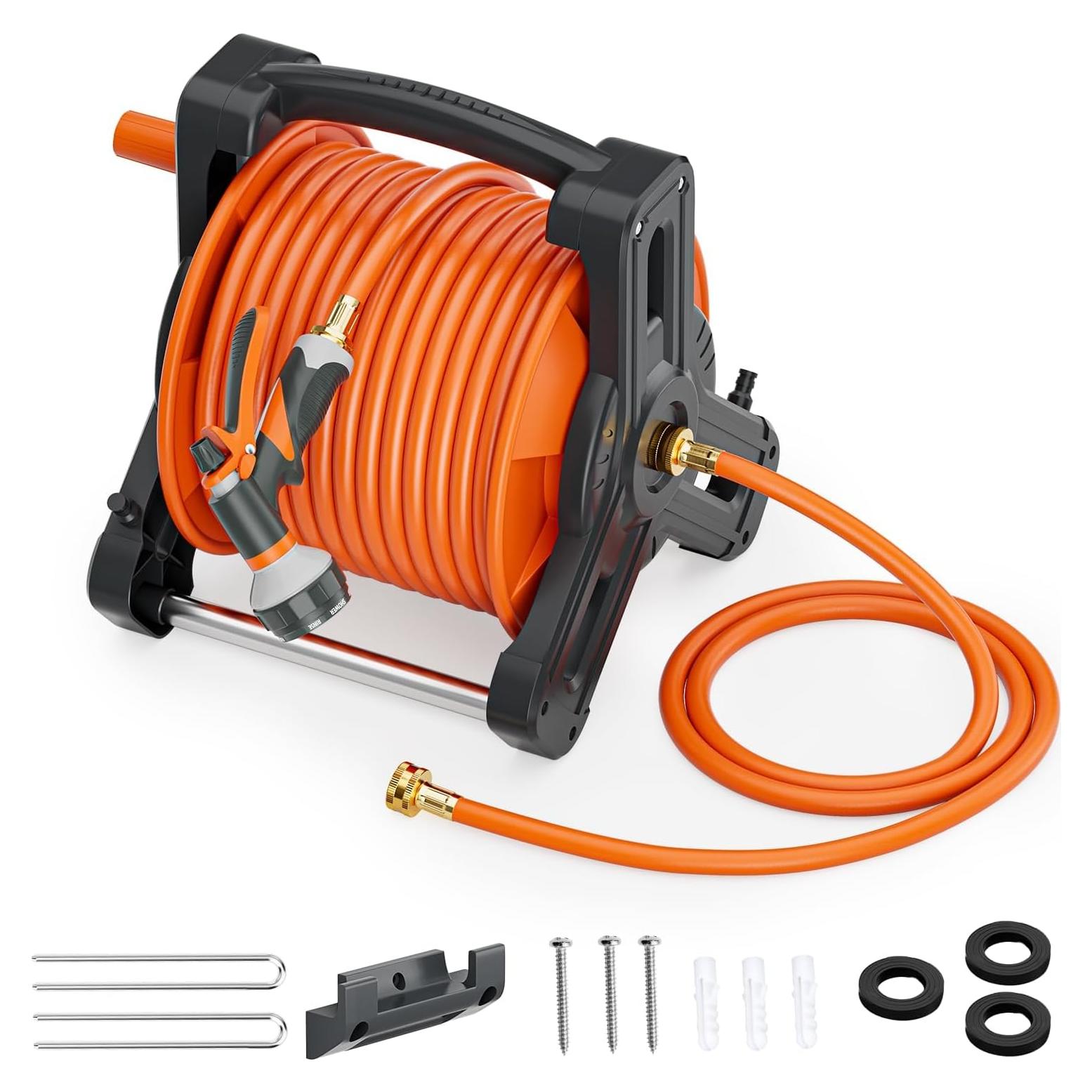 Carrete de Manguera de Jardín Portátil SPECILITE 22,86 m