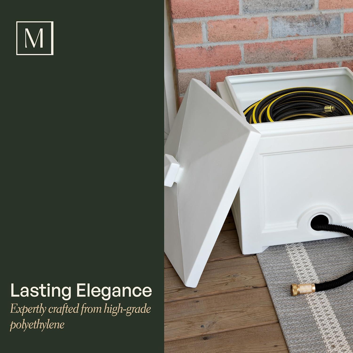 Bin para Manguera de Jardín Mayne Fairfield Negro 30,48 cm