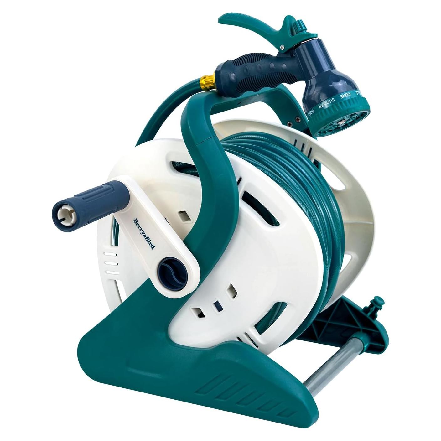 Carrete de Manguera Portátil Berry&Bird 19,81 m Jardín
